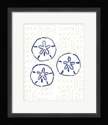 Framed Salty Waves V Print