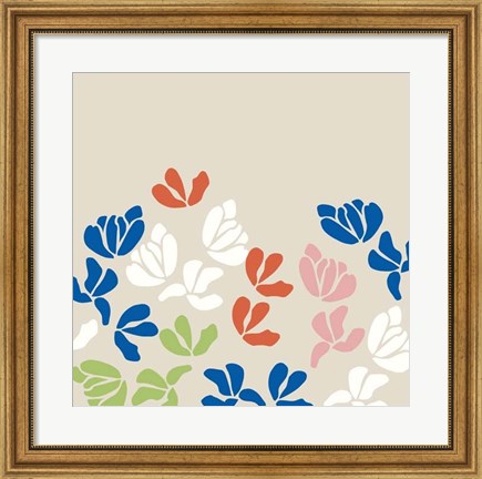 Framed Fleurs de Matisse III Print