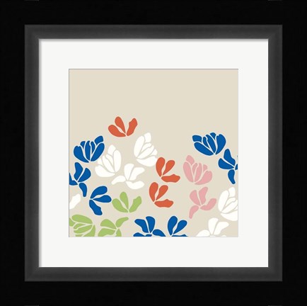 Framed Fleurs de Matisse III Print