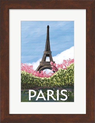 Framed Take Me to Paris II Print