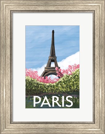 Framed Take Me to Paris II Print