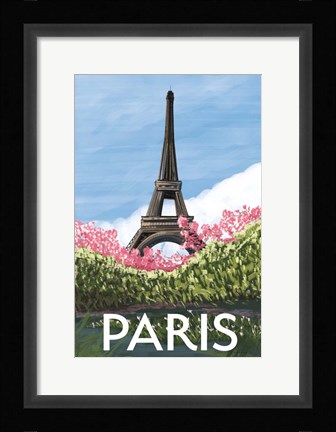 Framed Take Me to Paris II Print