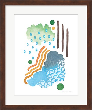 Framed Abstract Day II Print