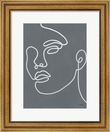 Framed About Face II Print