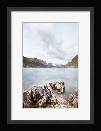 Framed Glacier Lake Print
