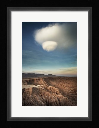 Framed Borrego Clouds Print