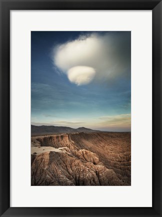 Framed Borrego Clouds Print