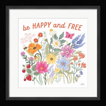 Framed Wild Meadow III Print