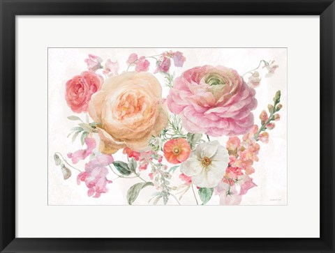 Framed Sorbet Floret I Print