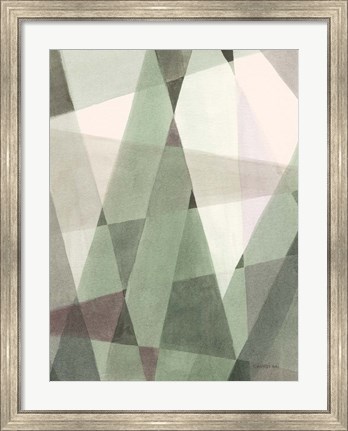 Framed Light Angle II Reseda Print