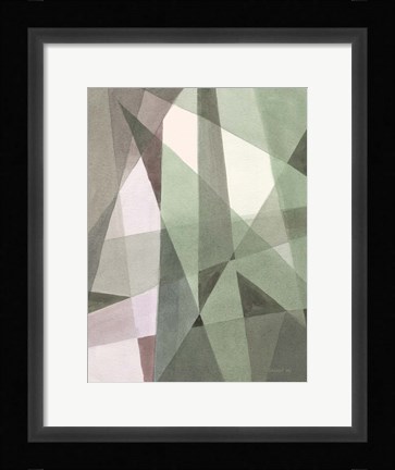 Framed Light Angle I Reseda Print