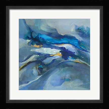 Framed Waves of Color Print