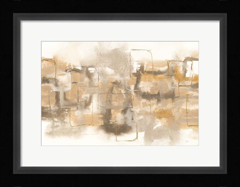 Framed Golden Neutrals II Print