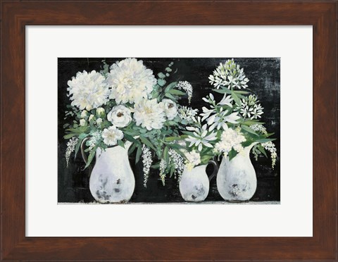 Framed Late Summer Bouquet IV Print