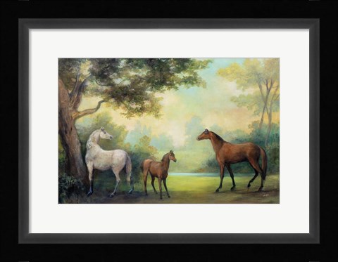 Framed Near the Pasture Print