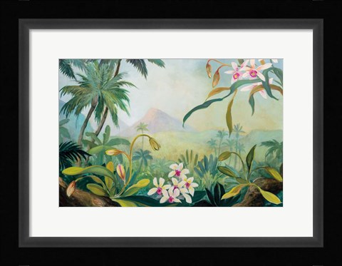 Framed Dreamy Tropics Print