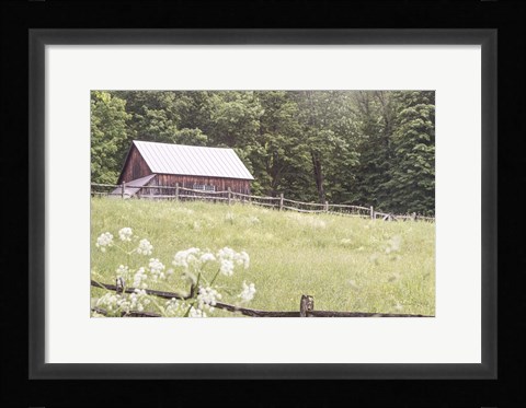 Framed Summer Farm I Print