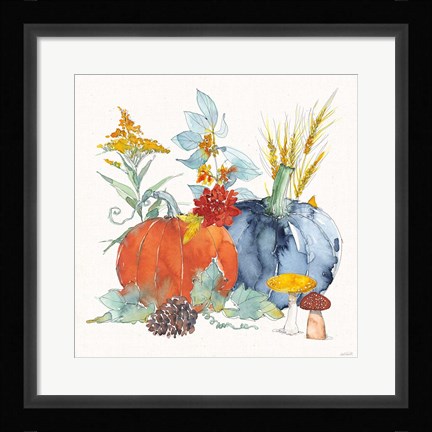 Framed Fall Flair II Print