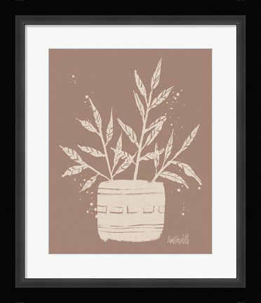 Framed Dreamy Boho Botanical Sketches IX Print
