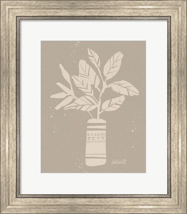 Framed Dreamy Boho Botanical Sketches VI Print