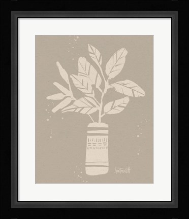 Framed Dreamy Boho Botanical Sketches VI Print