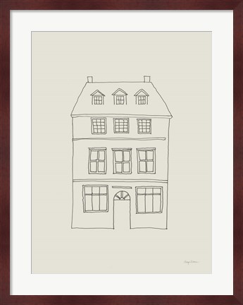 Framed Buildings of London IV Print