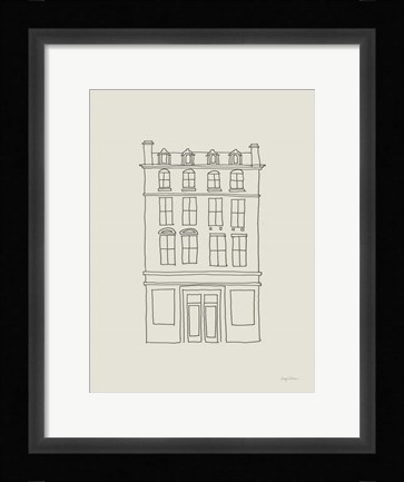 Framed Buildings of London II Print