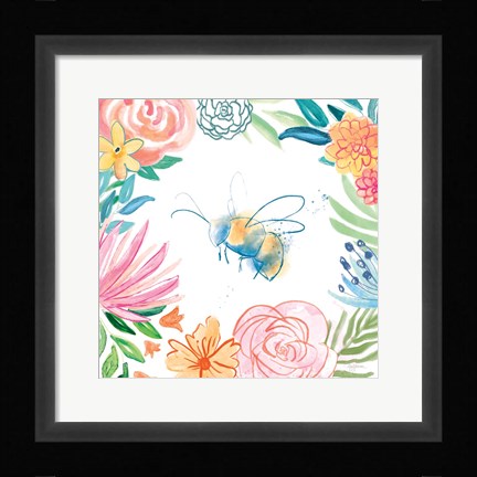 Framed Flower Fun V Print
