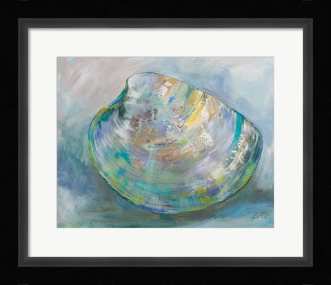 Framed Beach Comber I Print