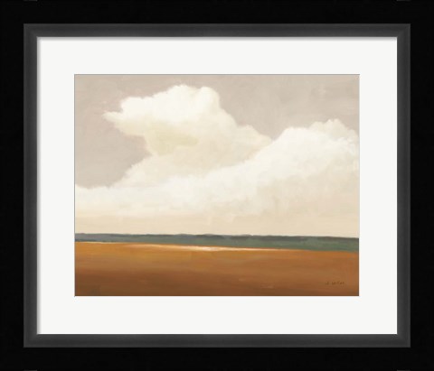 Framed Prairie Summer Terracotta Print