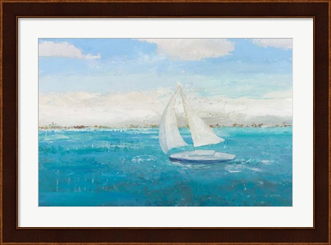 Framed Sailing Into the Blue Print