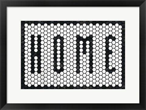 Framed Home Tiles Print