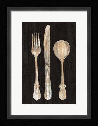 Framed Setting the Table I Print