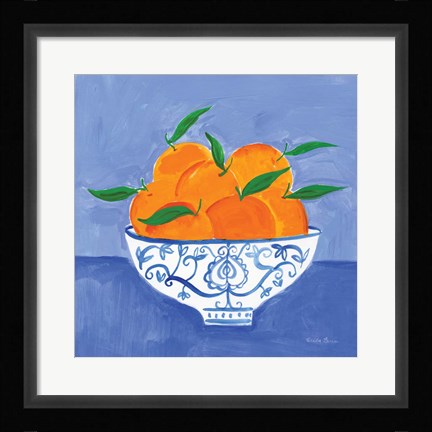 Framed Orange Still Life Print