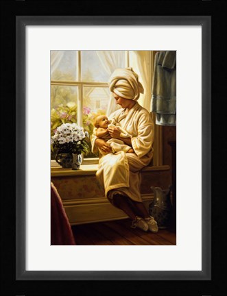 Framed Mother And Child Print