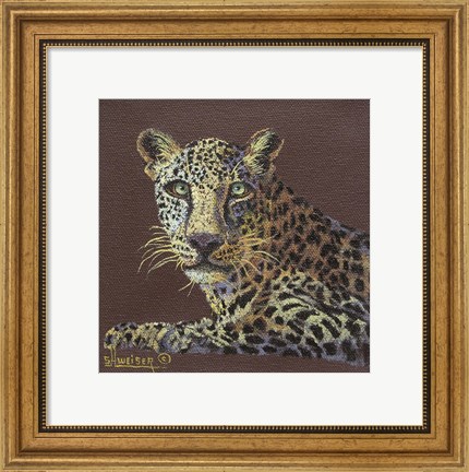 Framed Leopard Print