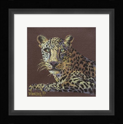 Framed Leopard Print