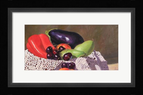 Framed Lots to Eat Print