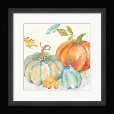 Framed Pumpkin Patch II Print