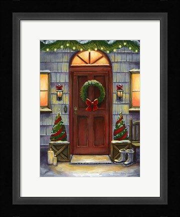 Framed Cheery Threshold I Print