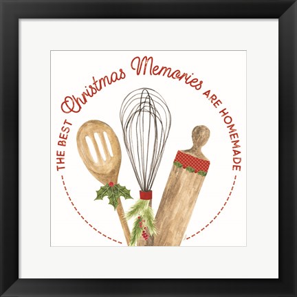 Framed Home Cooked Christmas II-Memories Print