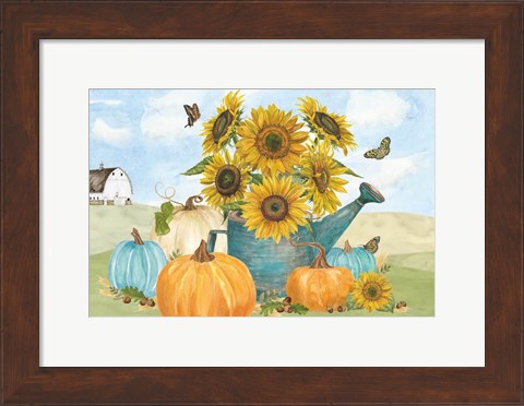 Framed Fall Sunshine I Print