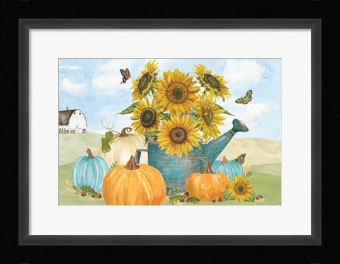 Framed Fall Sunshine I Print