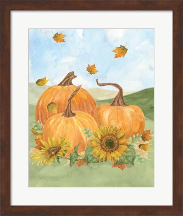 Framed Fall Sunshine III Print