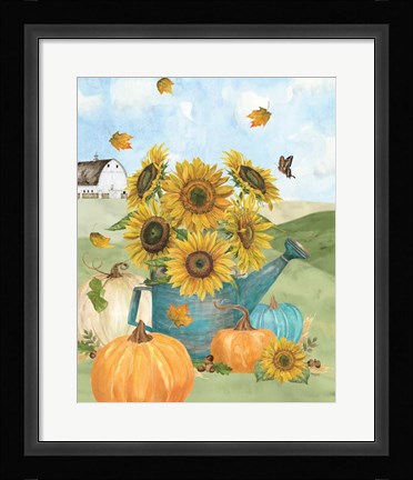 Framed Fall Sunshine IV Print