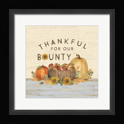 Framed Harvest Season XV Print