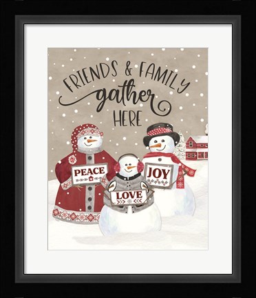 Framed Hello Winter XIV Print