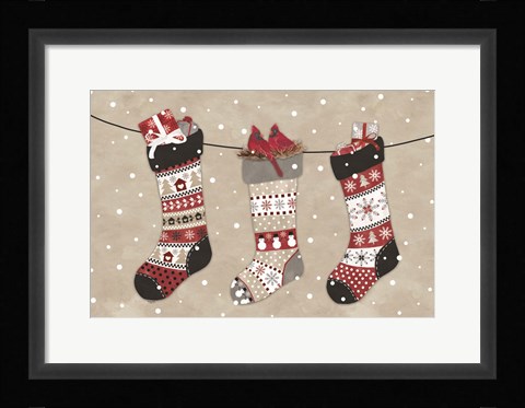 Framed Hello Winter XVI Print