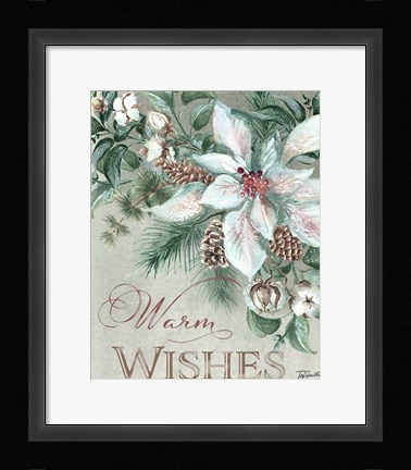 Framed Winter Green IV Print