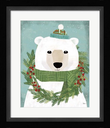 Framed Holiday Likeness II Festive Print